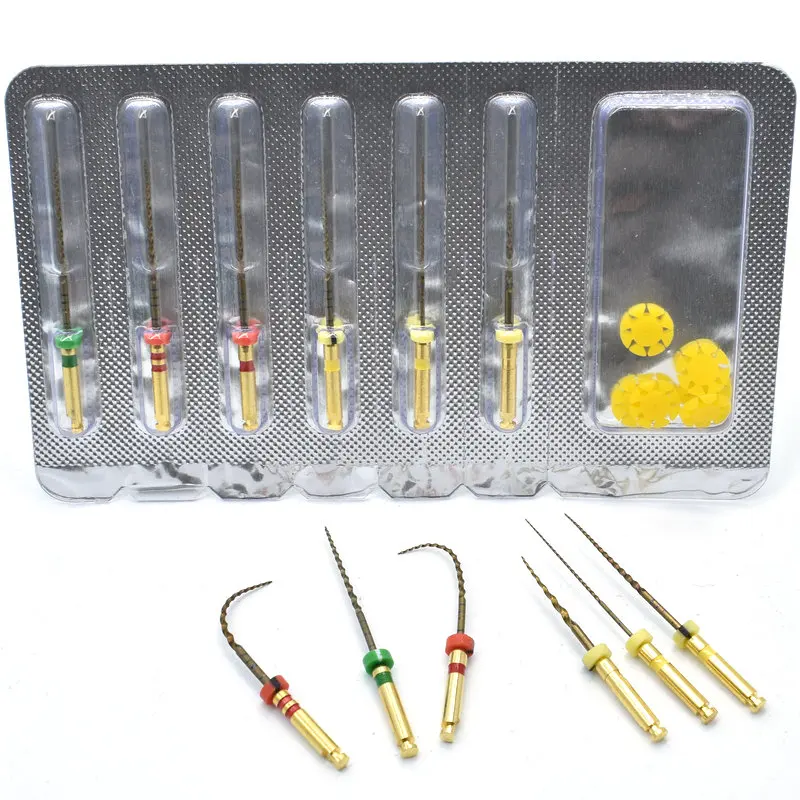 Золотые эндофайлы eflydent для корневых каналов