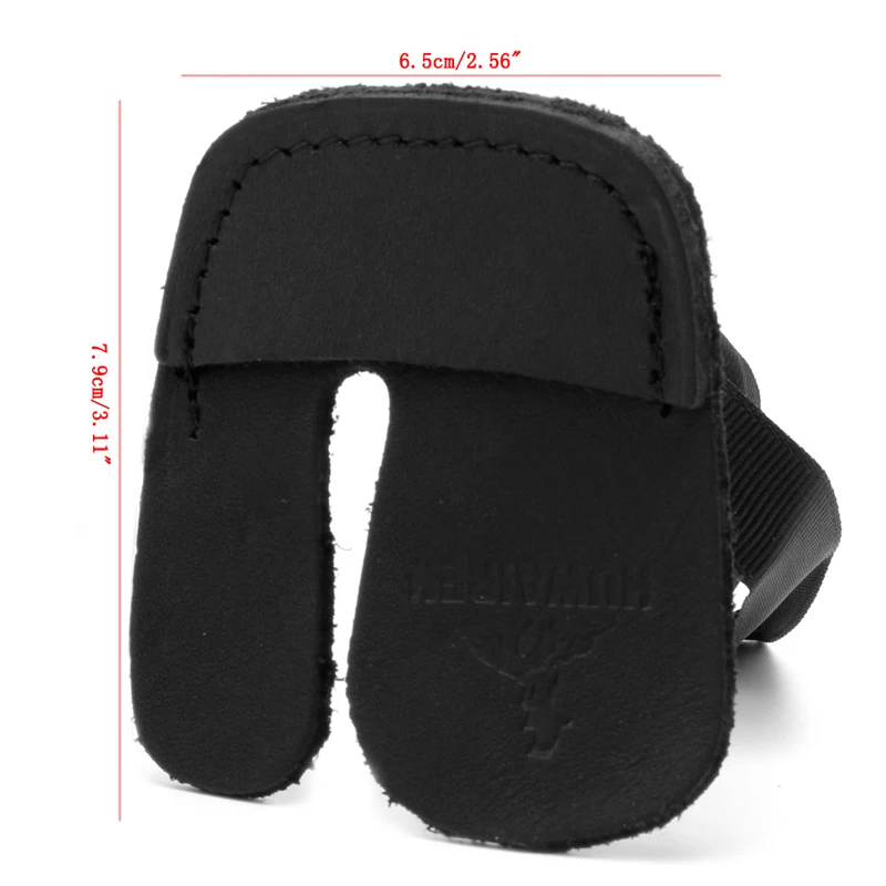 

Cow Leather Three Finger Tab Guard Protector Glove Archery Shooting Hunting Bow