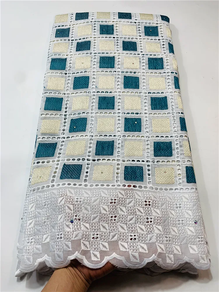 Горячая Распродажа swiss вуаль кружева камни вышитые хлопчатобумажная ткань