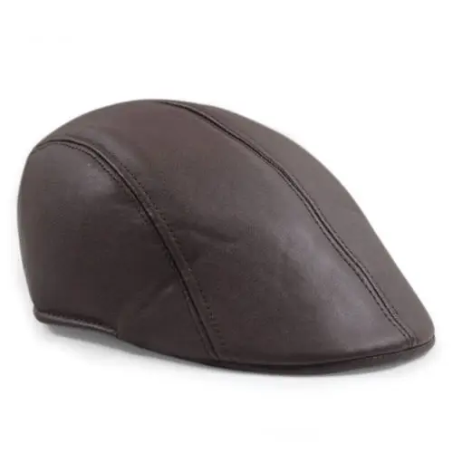 Прямая продажа с фабрики винтажные мужские кожаные плоские Кепки из плюща кепка