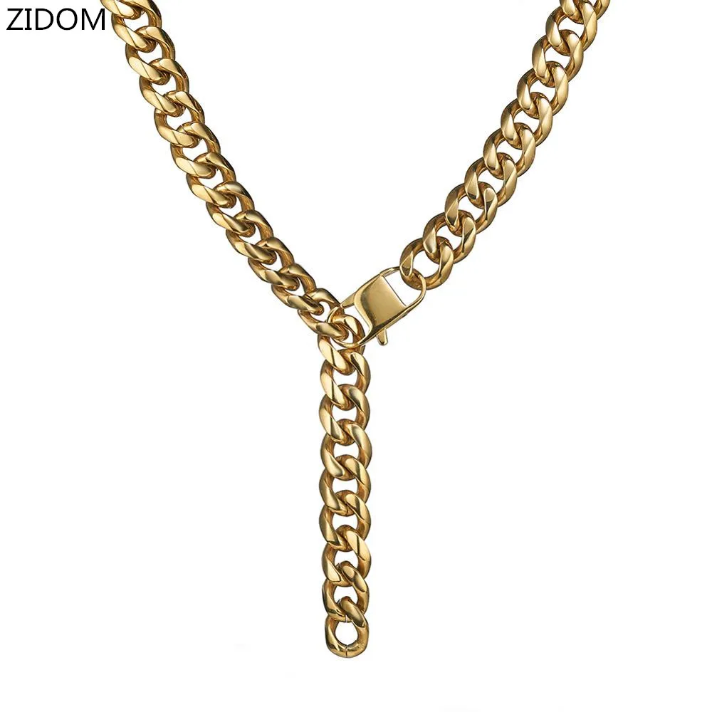 Ожерелье мужское из нержавеющей стали ювелирное изделие в стиле хип хоп не