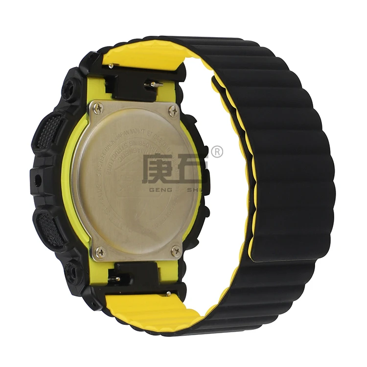 Silicone Double sided Magnetic watchband Strap for GBA-800- GBD-800 GMA-B800 | Наручные часы
