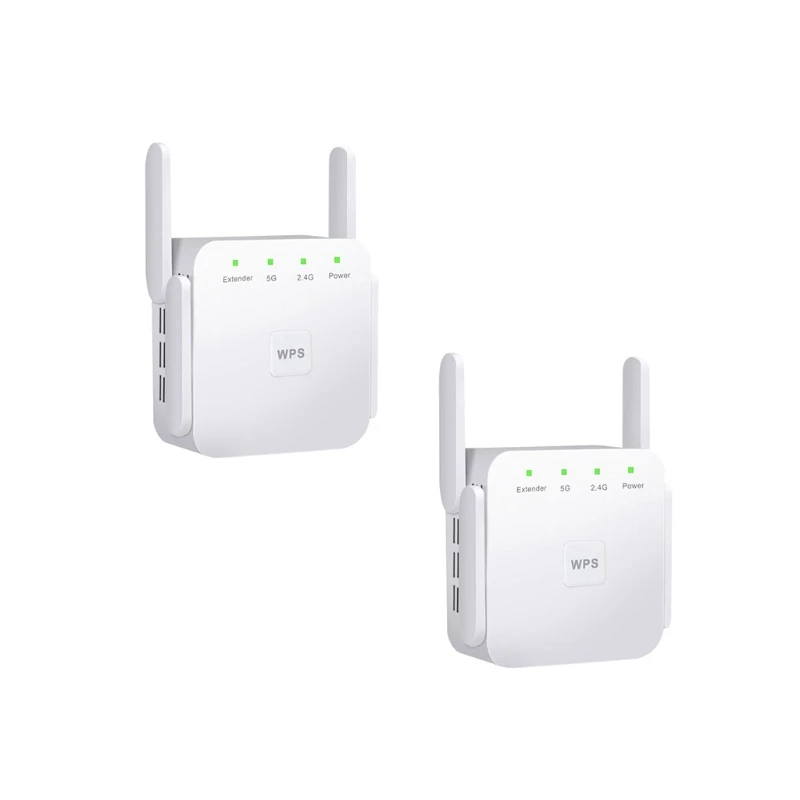 

1200m Wireless Repeater 2.4G/5G Dual Frequency Network Wireless Wifi Signal Amplifier Booster Extender