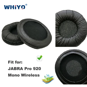 Replacement Ear Pads for JABRA Pro 920 Mono Wireless Headset Parts Leather Earmuff Earphone Sleeve Cover