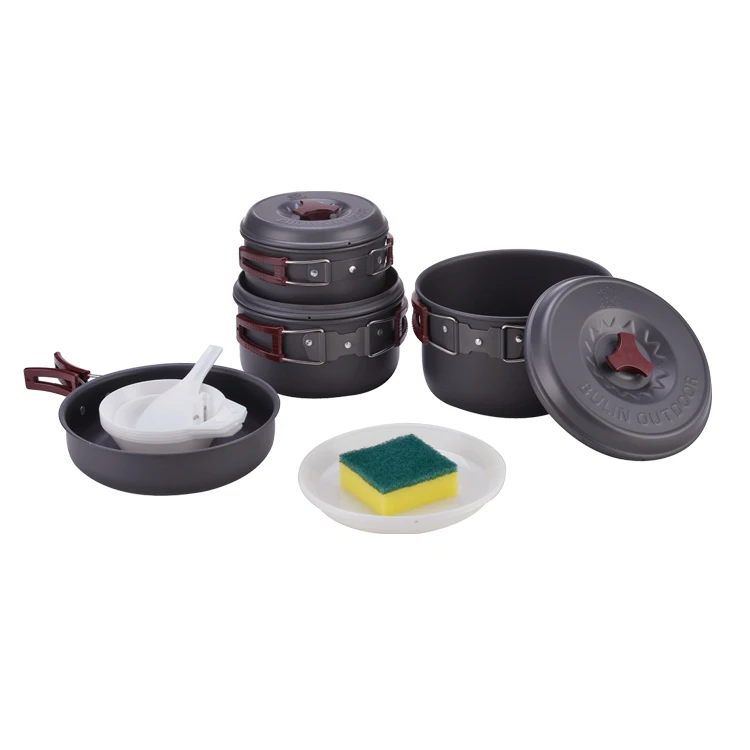 Bulin на 4 5 человек уличная посуда для кемпинга приготовление еды набор пешего