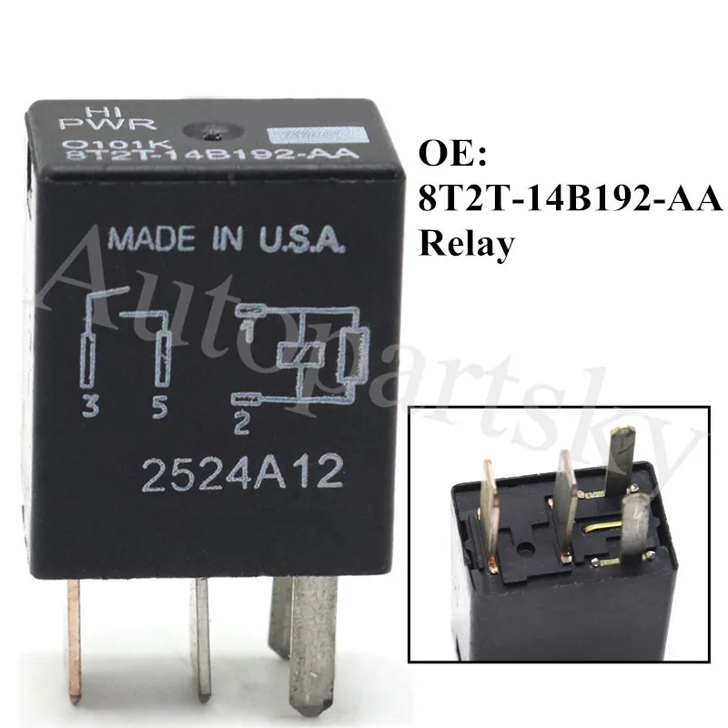 Реле 8T2T 14B192 AA OEM многоцелевой для Ford FUSION F150 номер детали 8T2T14B192AA с высоким