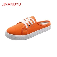 flats canvas shoes woman slippers breathable casual shoes outdoor light weight canvas slippers mules femme sport shoes women