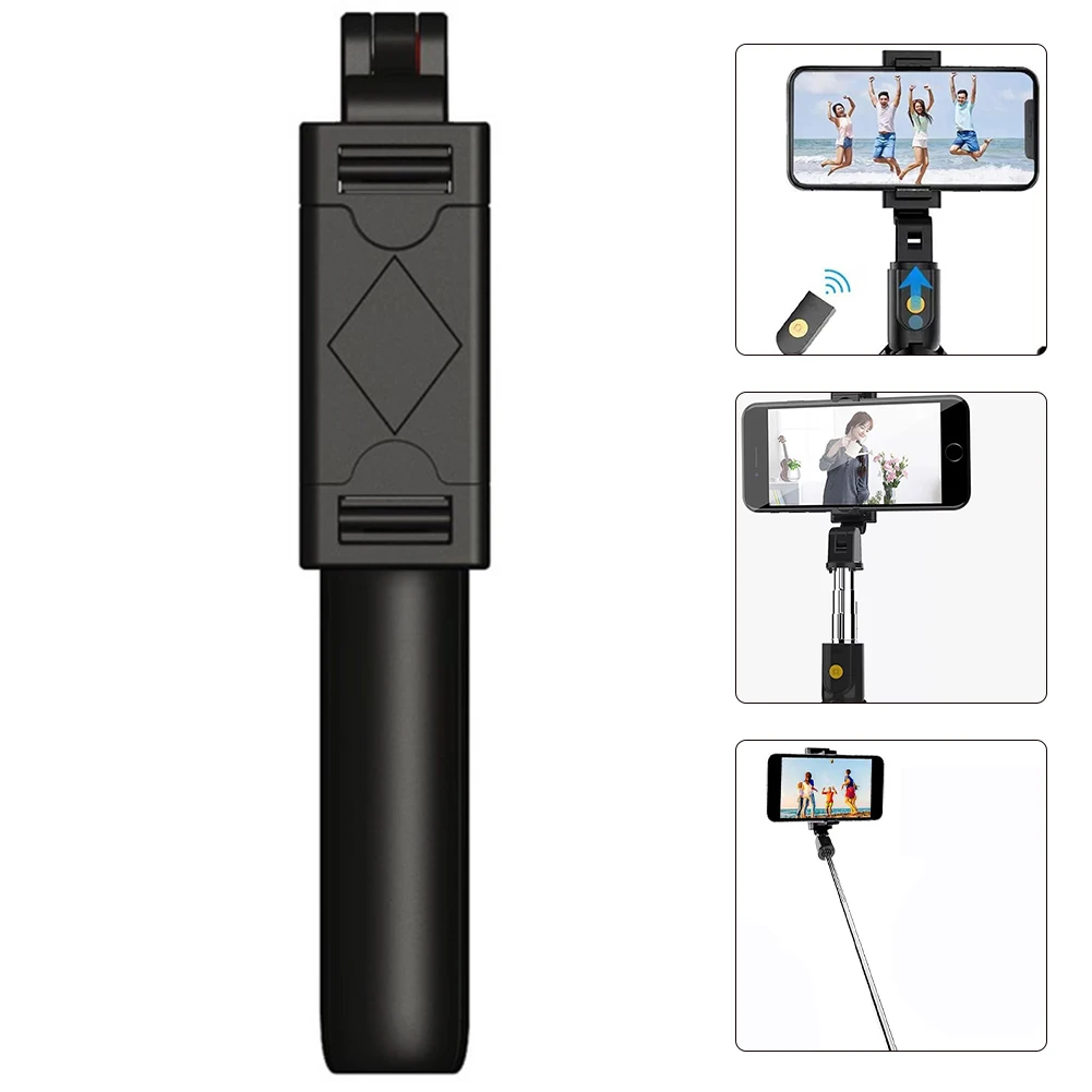 

Selfie Stick Bluetooth Wireless Selfie Stick K07 Handheld Foldable Extendable 3 In 1 Mini With Tripod Shutter Remote Control