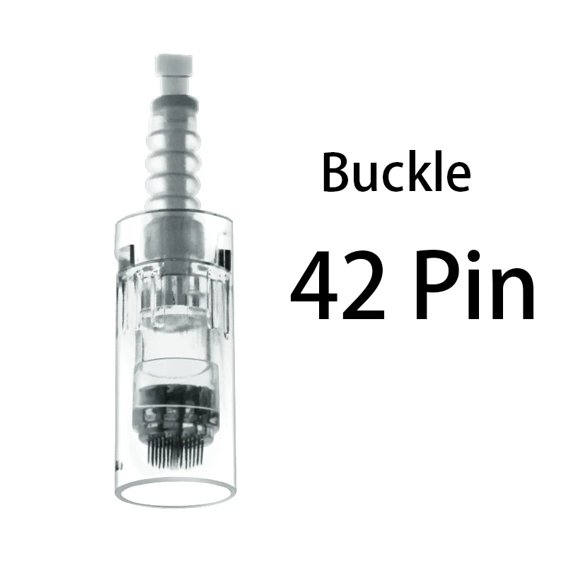 Screw-42Pin 10 шт. татуировки дермароллер иглы нано картридж острые наконечники для электрической Авто маркировка кожи с микроиглами ручка Перманентный макияж постав - Габаритные размеры: Screw-42Pin