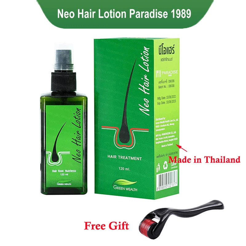 

Оригинальный лосьон для волос Neo, 120 мл, сделано в Таиланде, масло для роста волос, уход за волосами, сыворотка против выпадения волос, товары ...