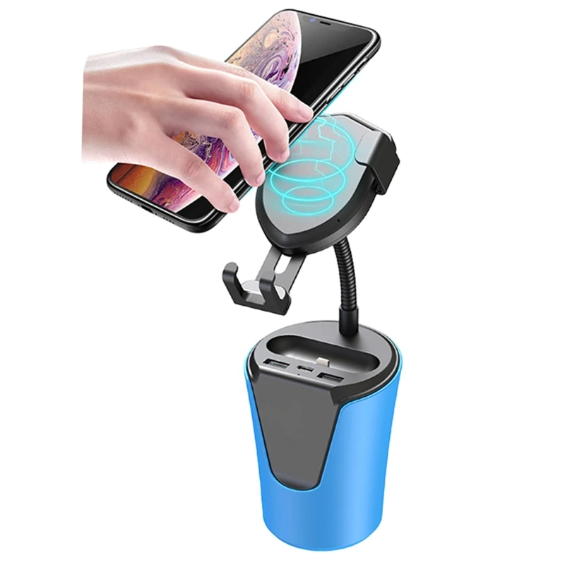 

Автомобильный Беспроводной Зарядное устройство 10 Вт мобильный телефон магнитным кронштейном индукции навигации