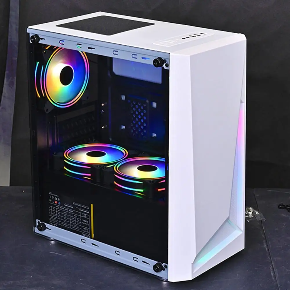 120 мм светодиодный чехол один вентилятор охлаждения разноцветные диафрагмы для