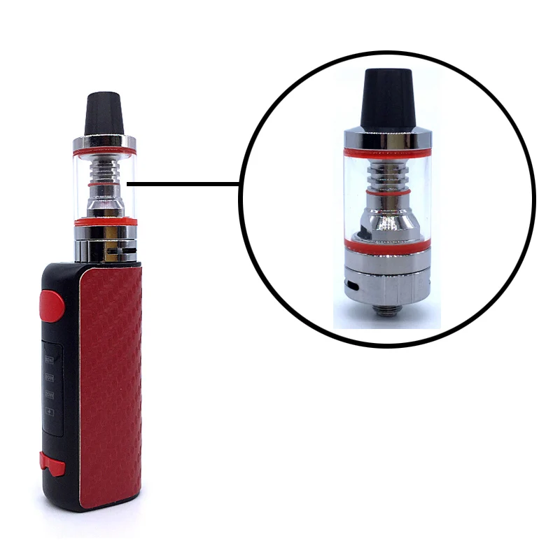 QAZ 80 Вт бак для электронных сигарет RTA RBA RDTA атомайзер Mech Box Mod 2 мл клиромайзер 510 Thread