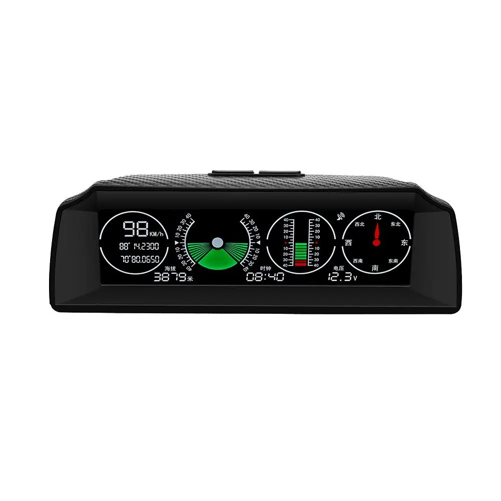 Автомобильный GPS Цифровой Инклинометр датчик наклона дисплей скорости Индикатор