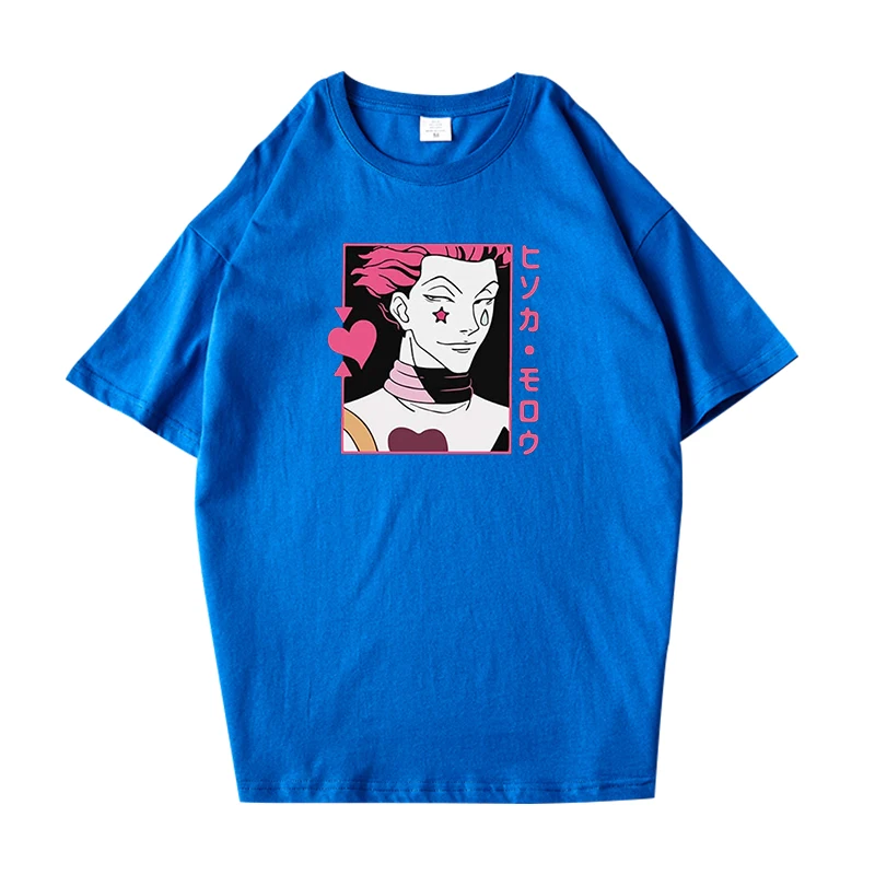 

Hunter X Hunter T Shirt Short Sleeve Cartoon T-shirt Casual Cool Streetwear Tshirt Couple Hip Hop Top Tee Male