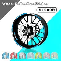 for bmw s1000r s1000 r motorcycle decorative high quality stripe sticker front and rear wheel reflective decal accessories