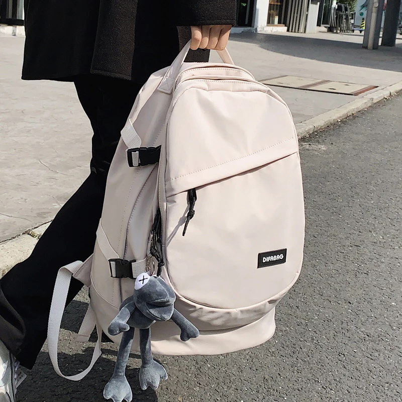 

New Large Capacity Waterproof Nylon Women Backpack Female Multi-pocket Book Bag Schoolbag for Teenage Girls Travel Rucksack