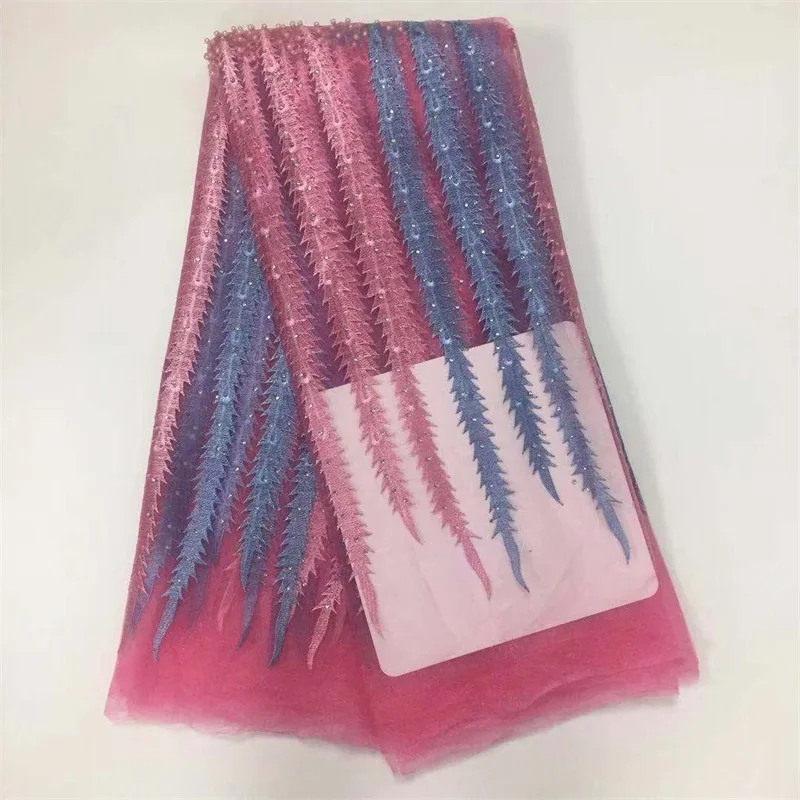 

New Design African Lace Fabric 2020 High Quality Lace African cord Lace Nigerian Lace Fabrics for Dress