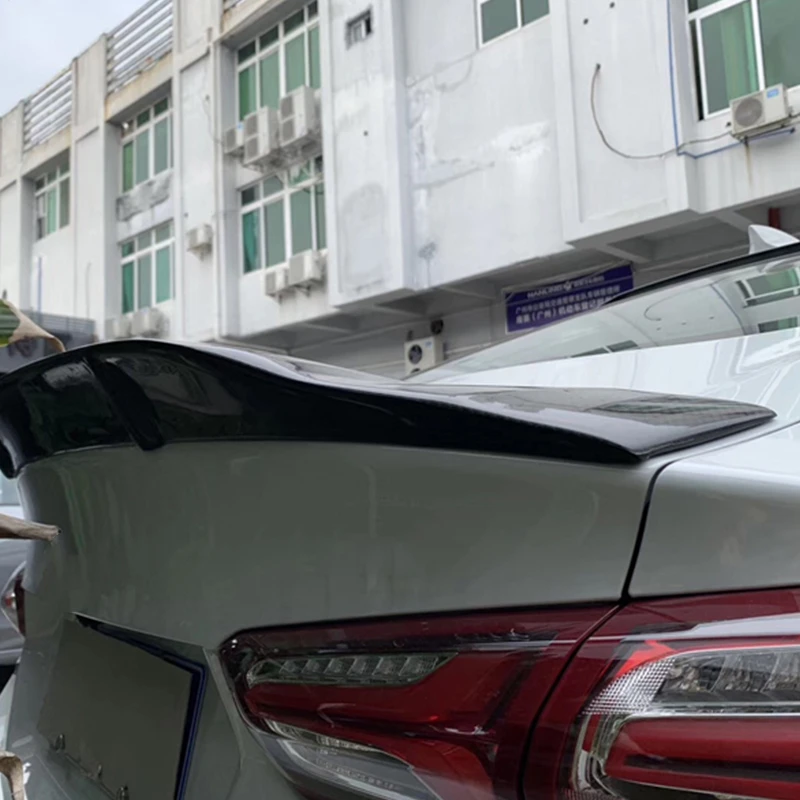 Подходит для Chevrolet Malibu XL спойлер 2016 17 18 19 лет настоящий глянцевый задний Чехол из