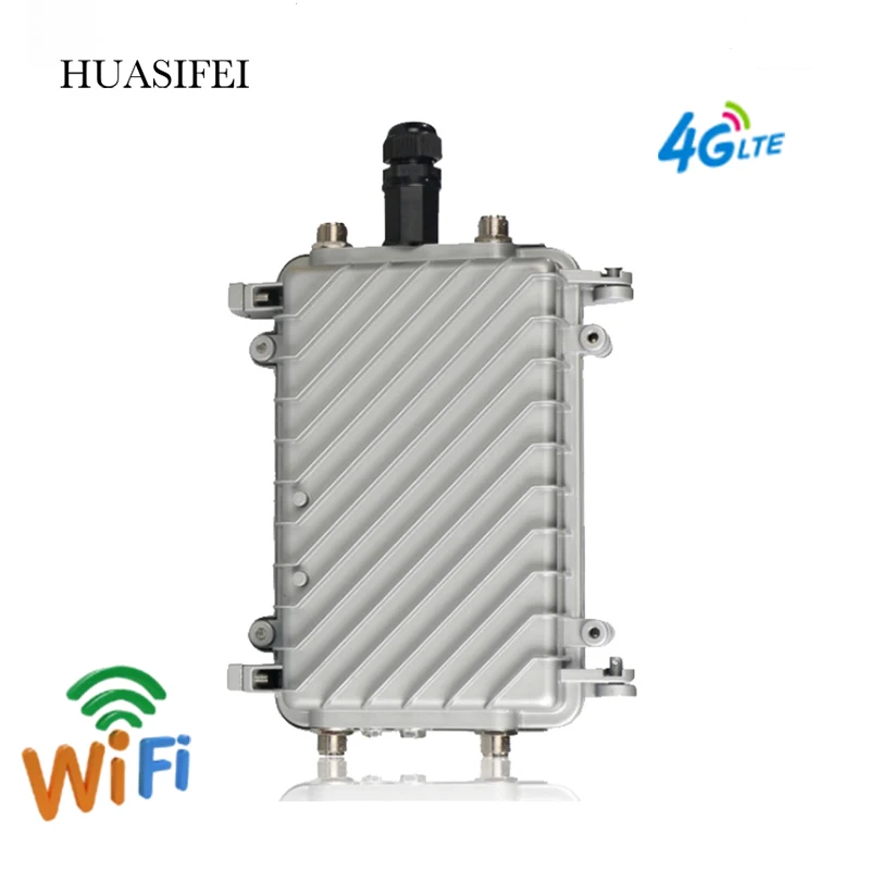 HUASIFEI 4G SIM Card Portable Wireless Router High Speed Outdoor 4G LTE Waterproof Wireless Wifi Router FRP antenna 8dbi