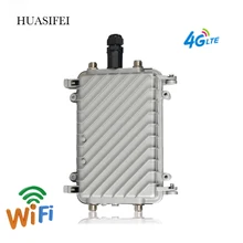 HUASIFEI 4G SIM Card Portable Wireless Router High Speed Outdoor 4G LTE Wireless Wifi Router FRP antenna 8dbi  Chipset QCA9531