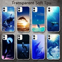 whale dolphin camera protection phone cases for iphone 8 7 6 6s plus x 5s se 2020 xr 11 pro xs max 12 12mini