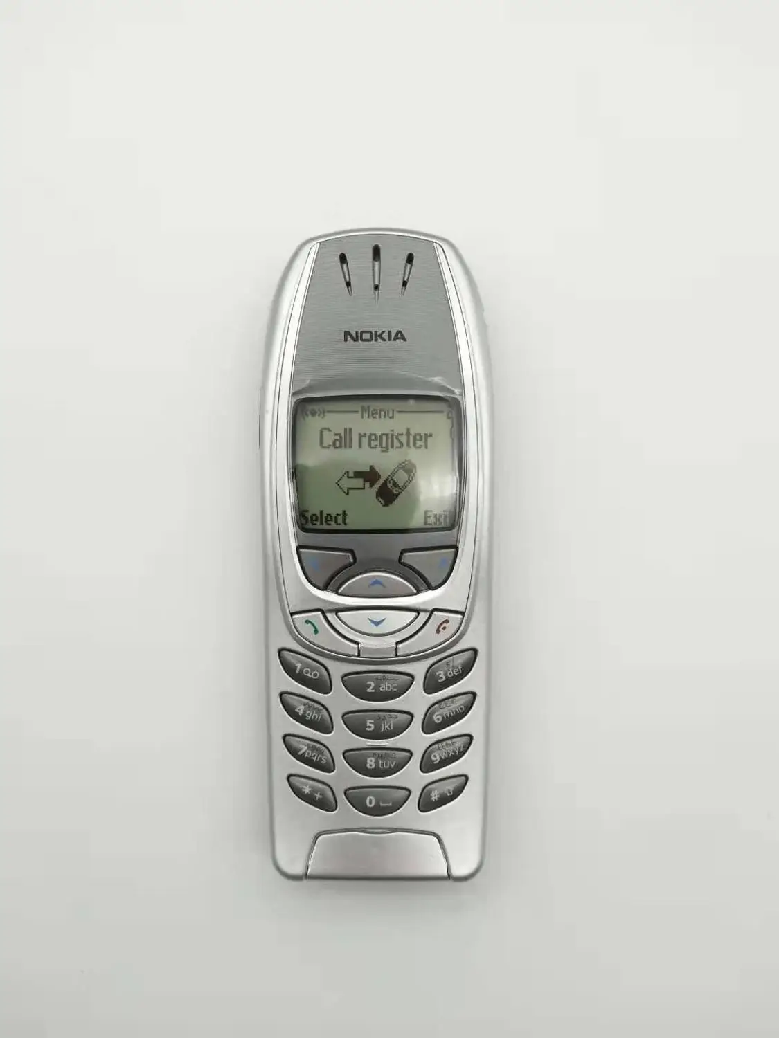 Silver 6310i разблокированный Nokia 6310i 2G GSM трехдиапазонный Bluetooth классический мобильный телефон Восстановленный - Цвет: Silver