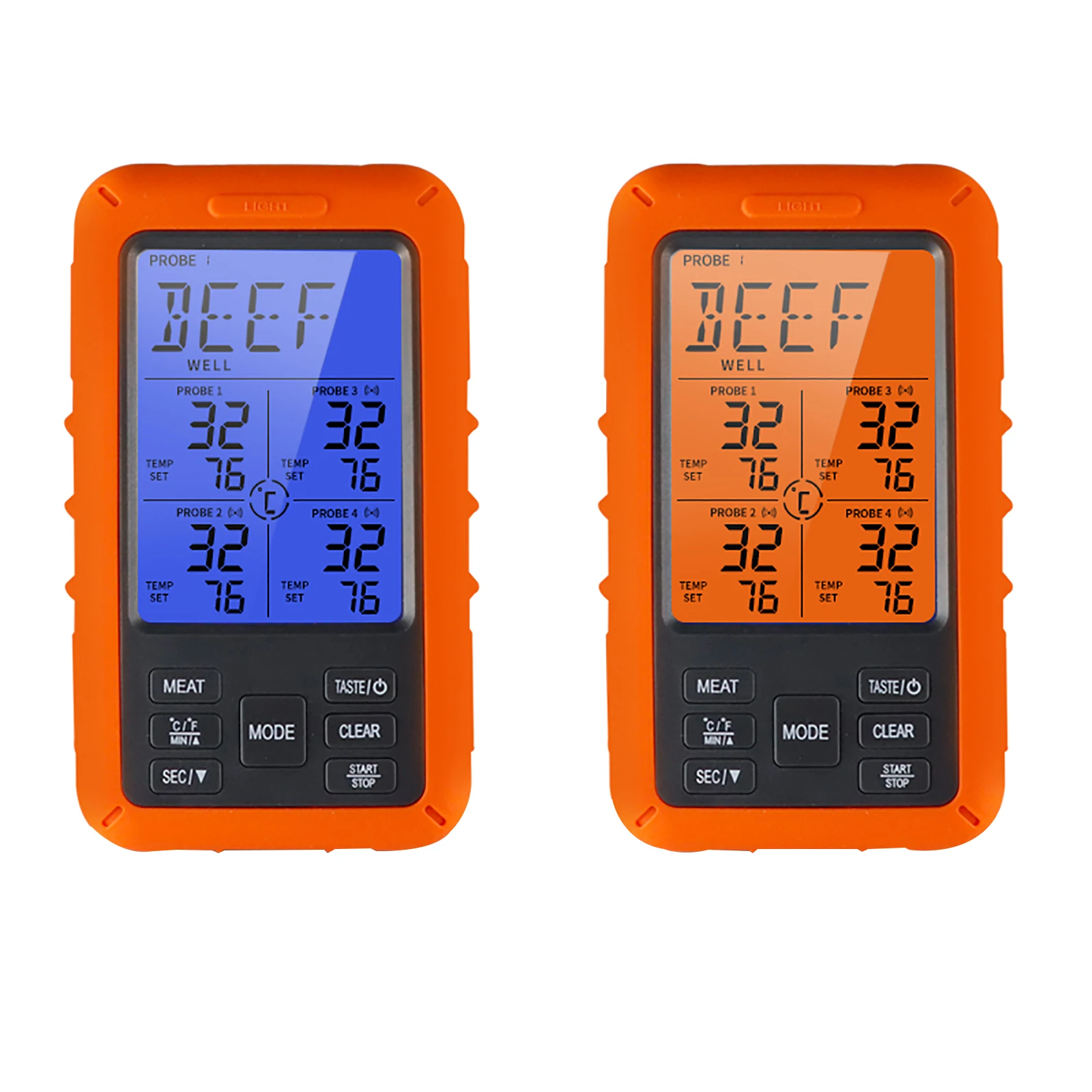 

Remote Wireless Digital Meat Thermometer TS-TP40 Grill Oven Kitchen Thermomet With Timer 4 Probes For BBQ Food Oven Smoker