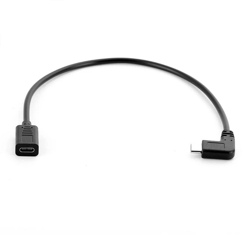 90 Degree Right Angle USB 3.1 Type C Male To Female USB-C Converter cable For Oneplus 5 3T 3 2 Galaxy S8 LG G6 G5 Xiaomi 6 | Компьютеры и