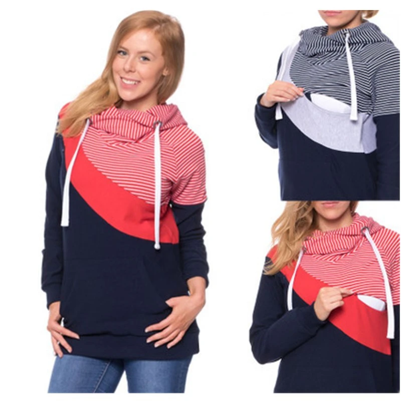 Одежда для грудного вскармливания беременных кормящих с длинными рукавами