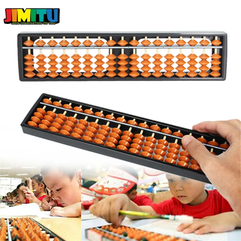 JIMITU ABS нетоксичные материалы пластиковые Abacus арифметические счеты соробан 17 цифр