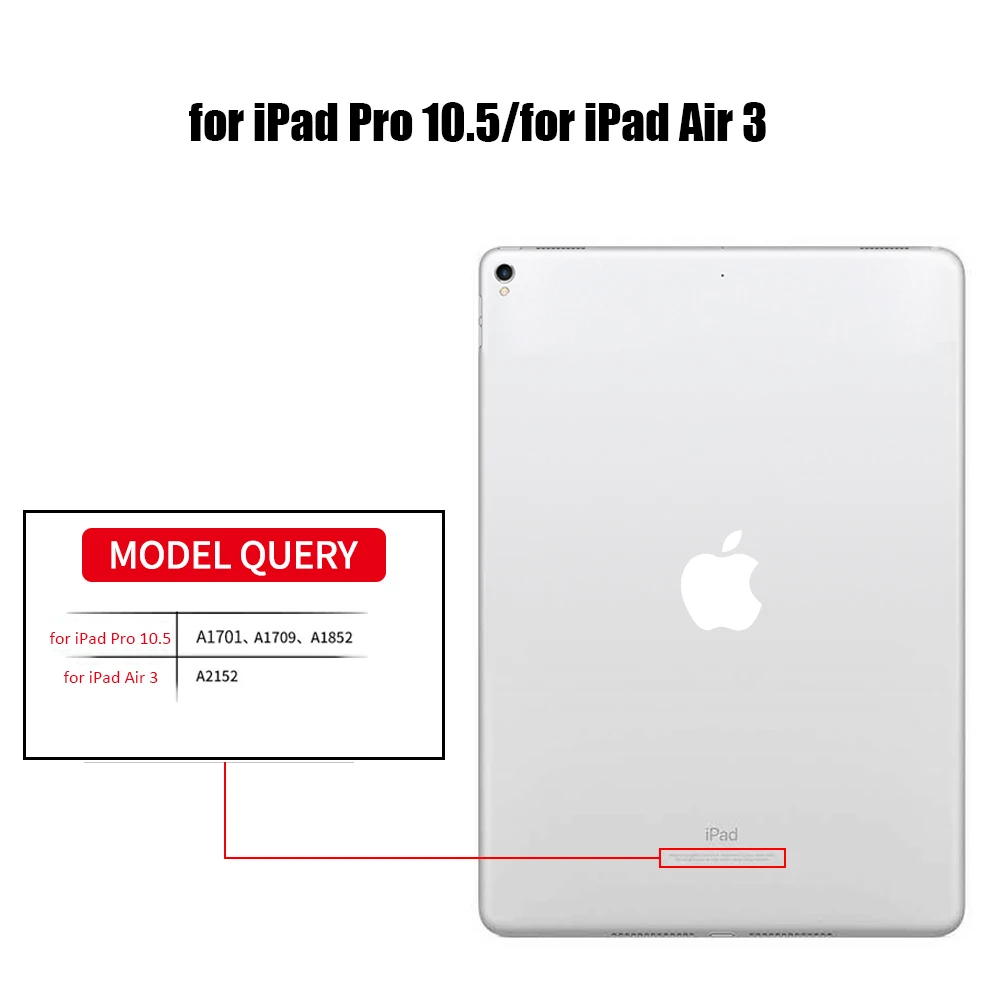 Чехол для ipad Pro 10,5, AIYOPEEN защитная оболочка Прозрачный чехол Мягкий силиконовый чехол для ipad Air 3 10,5 чехол