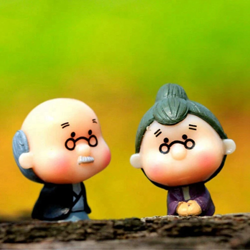 Акция! Миниатюрная Фигурка Феи сада дедушки и бабушки украшение для кукольного