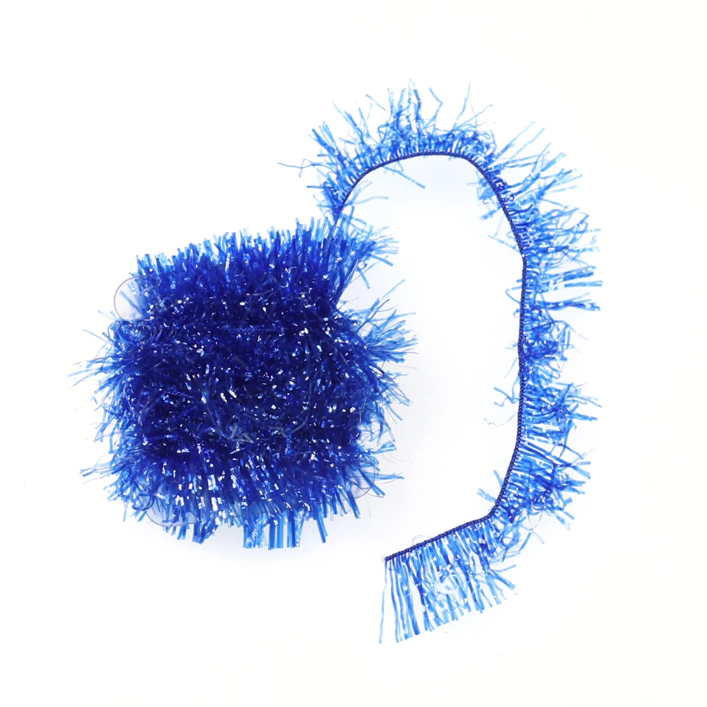 Bimoo 2 пакета 10 мм широкая кристальная мишура мигание для вязания мушек стремянки