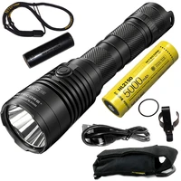 100 original nitecore mh25 v2 1300 lumens type c rechargeable tactical flashlight 5000mah battery outdoor camping hunting torch