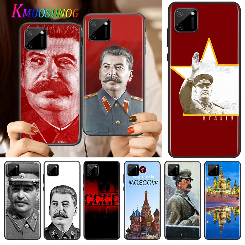 

Stalin Soviet Union Silicone Cover For Realme V15 X50 X7 X3 Superzoom Q2 C11 C3 7i 6i 6s 6 Global Pro 5G Phone Case