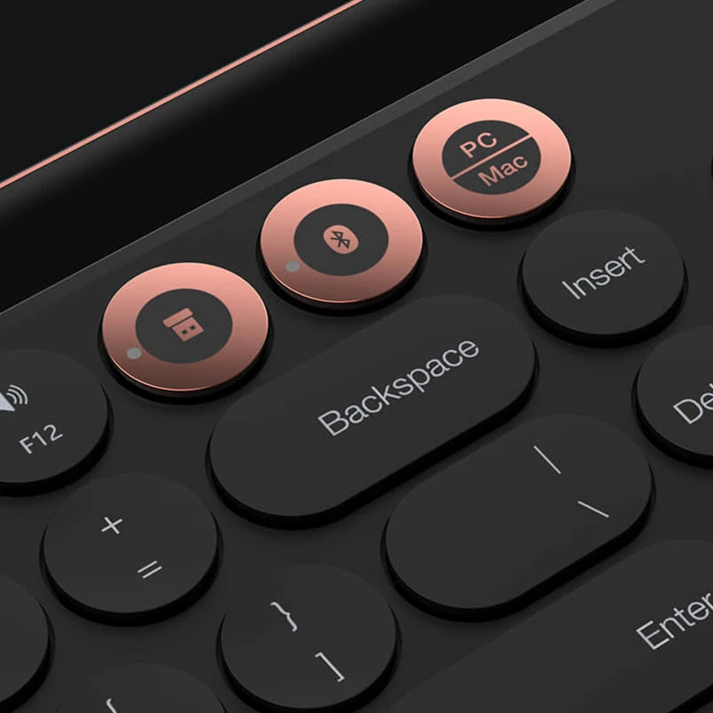Оригинальная Bluetooth клавиатура Miiiw с двойным режимом 104 клавиши 2 4 ГГц