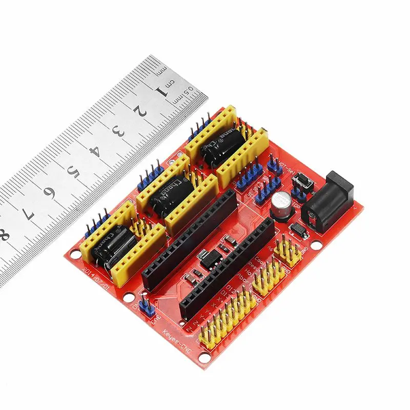 Многоцветная Смола CNC Щит V4 Плата расширения для arduIno гравер машина драйвер 3D