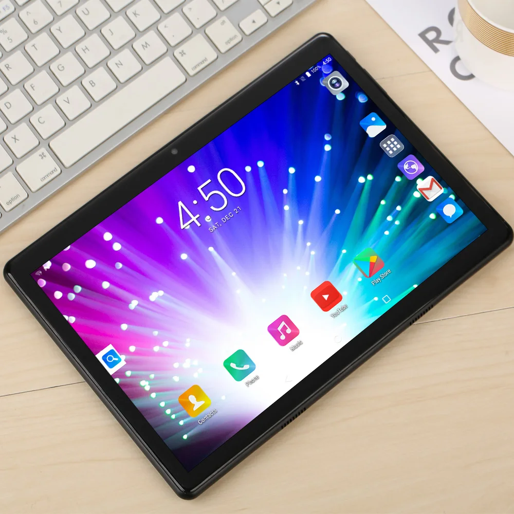 10.1 Inch Tablet Pc 3G Mobile Phone Call Quad Core Google Play WiFi Bluetooth Dual SIM Cards 2.5D Tempered Glass 10 inch Tablets |
