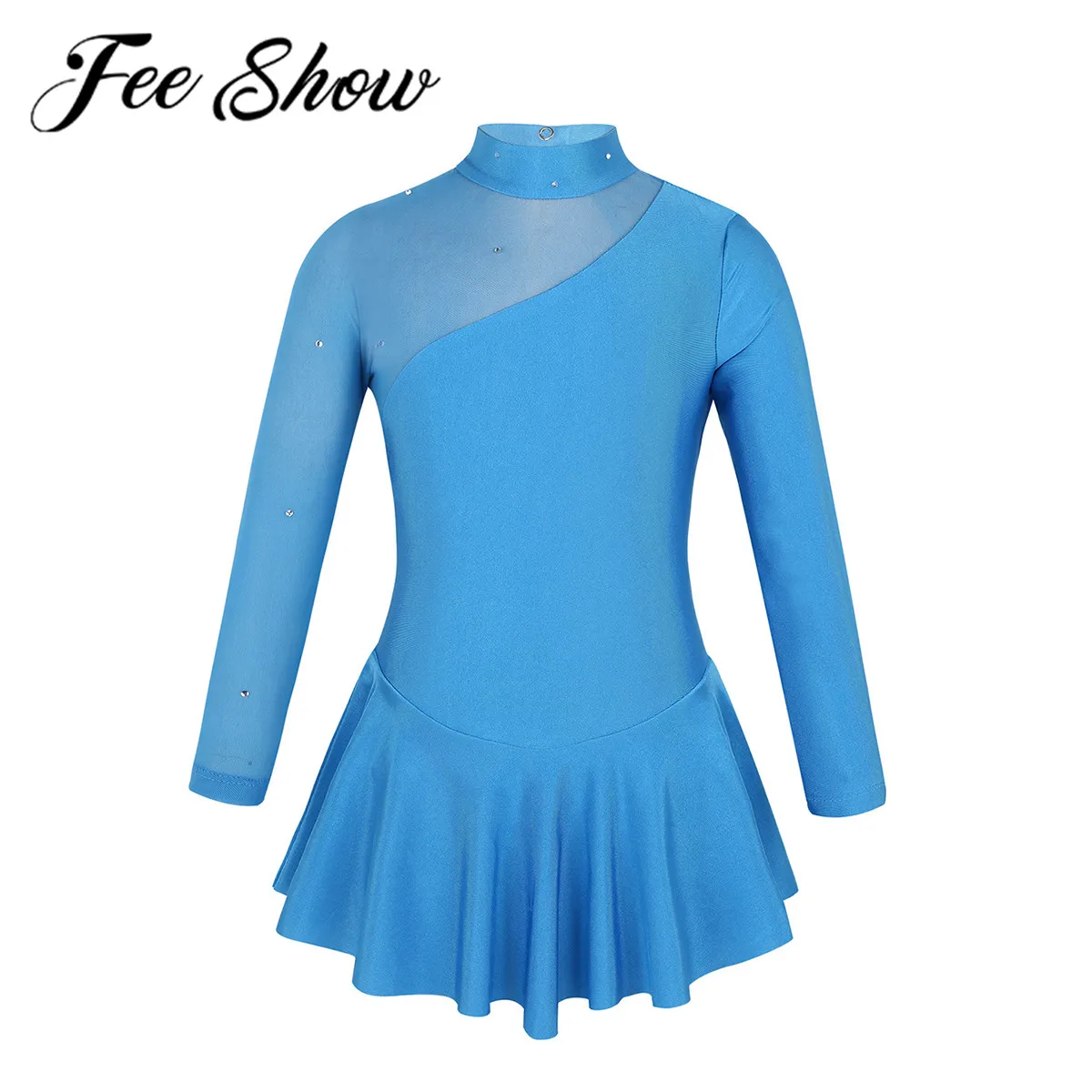 Детские гимнастические костюмы для девочек детское платье катания на коньках с