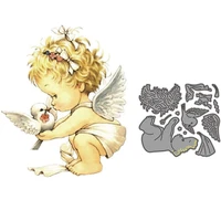 angle baby metal cutting dies new 2020 diy cute little boy stencil peace dove embossing scrapbooking dies paper card craft mold