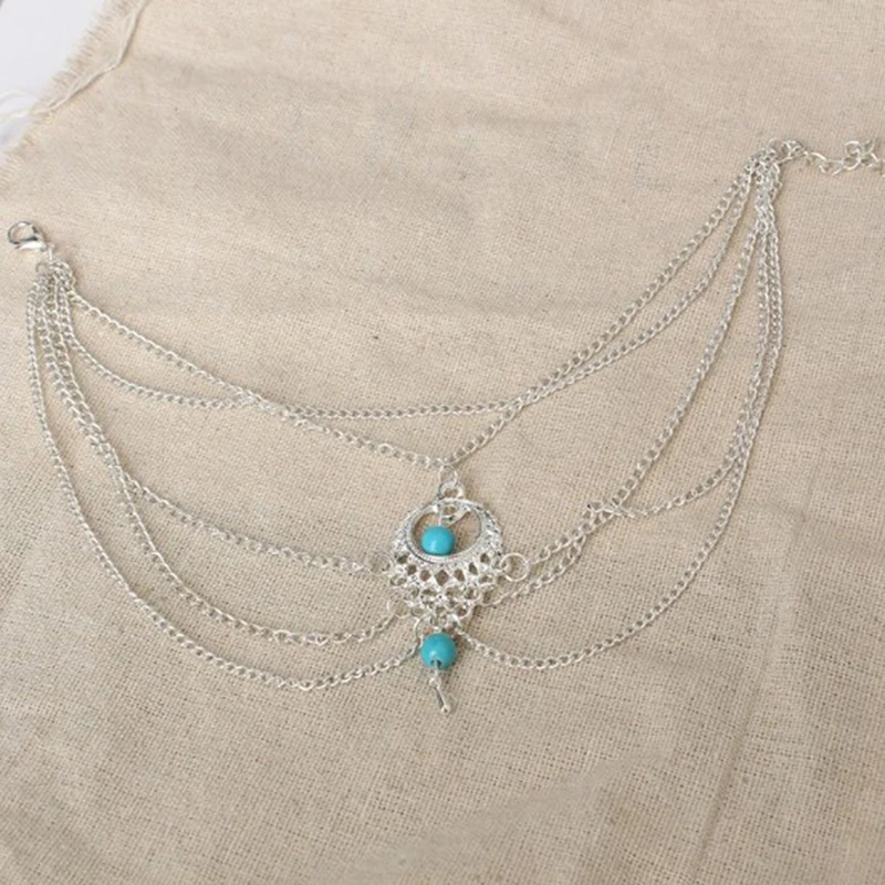 1Pc Fashion Anklet Bracelet Weight Loss Green Bead Stone Magnetic Therapy Health Care | Красота и здоровье