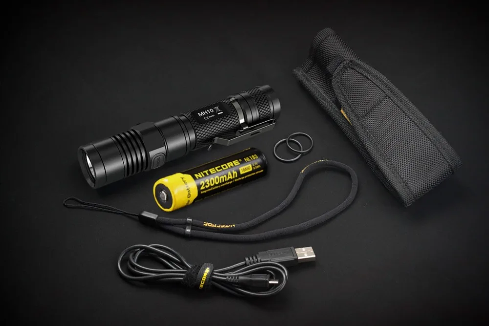 Распродажа! Портативный светодиодный фонарик NITECORE MH10 1000 лм U2 перезаряжаемый для