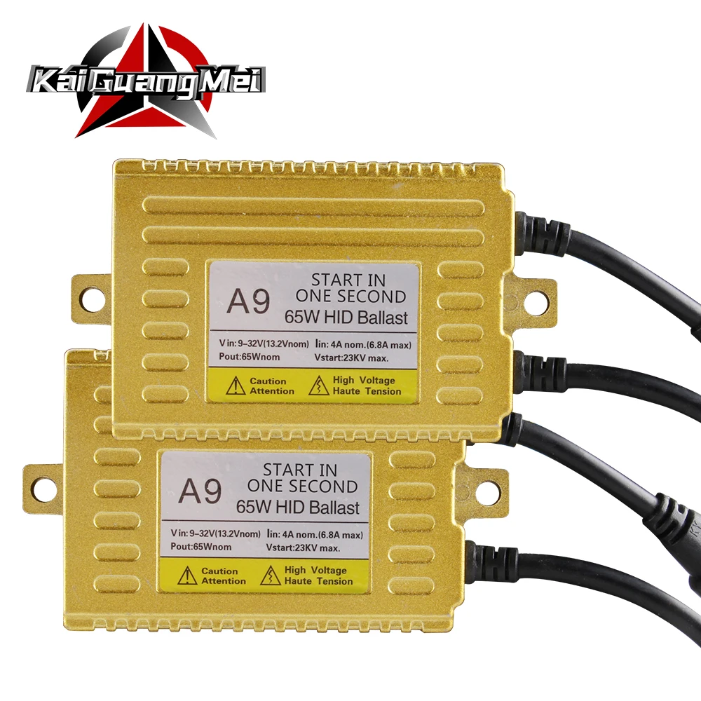 2 шт. цифровой тонкий Xenon Hid балласт 65 Вт Ксеноновые блок зажигания Электронный