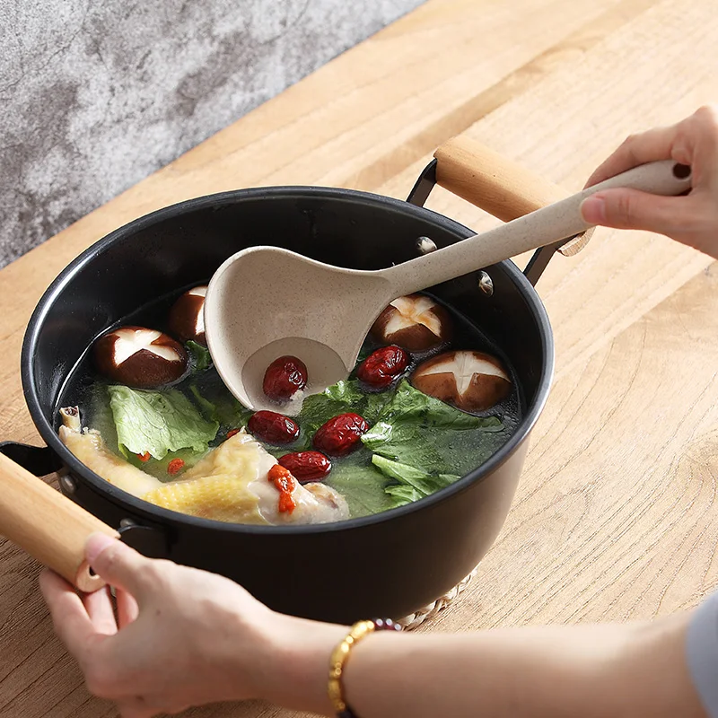 EIMAI пшеничная соломенная пищевая полипропиленовая суповая ложка