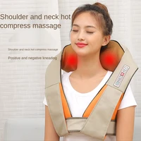 home car u shape electrical shiatsu back neck shoulder body massager shawl infrared heated kneading carhome massager