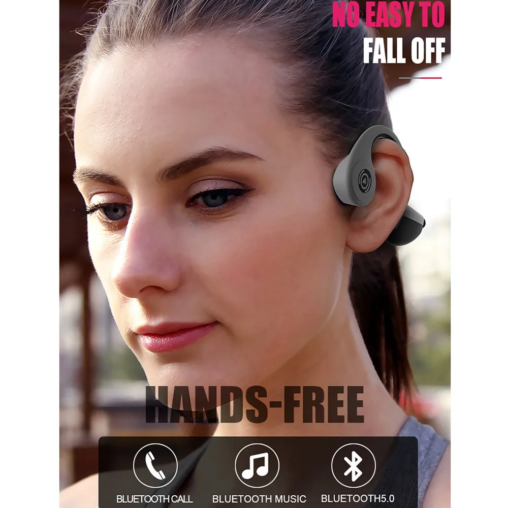 Лидер продаж Bluetooth 5 0 носить беспроводные наушники костной проводимости Спорт на