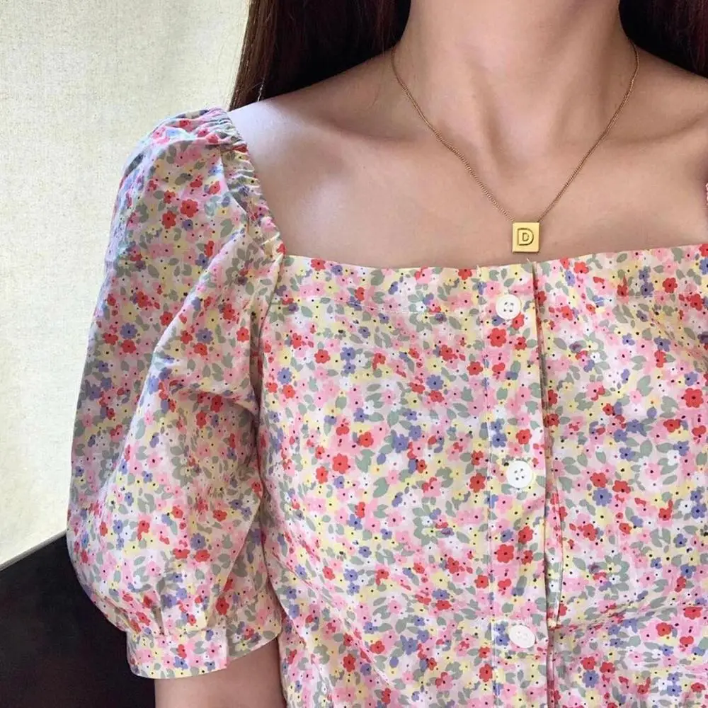 Ожерелье женское из титановой стали с позолотой и 26 буквами а Z|Ожерелья