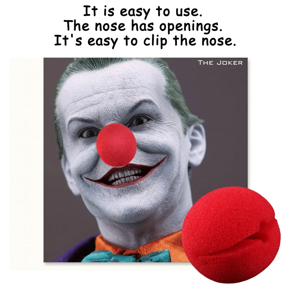 Мягкий губчатый нос клоуна забавный реквизит для косплея костюм на Хэллоуин | Дом