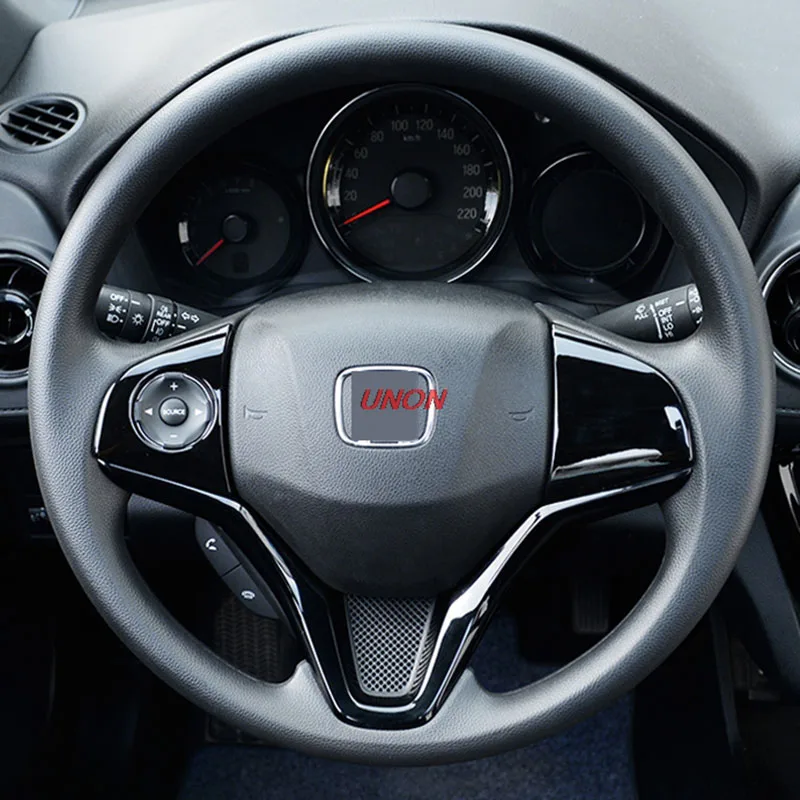 Для Honda HRV HR V VEZEL аксессуары для стайлинга автомобиля ABS Chrome Кнопка рулевого колеса